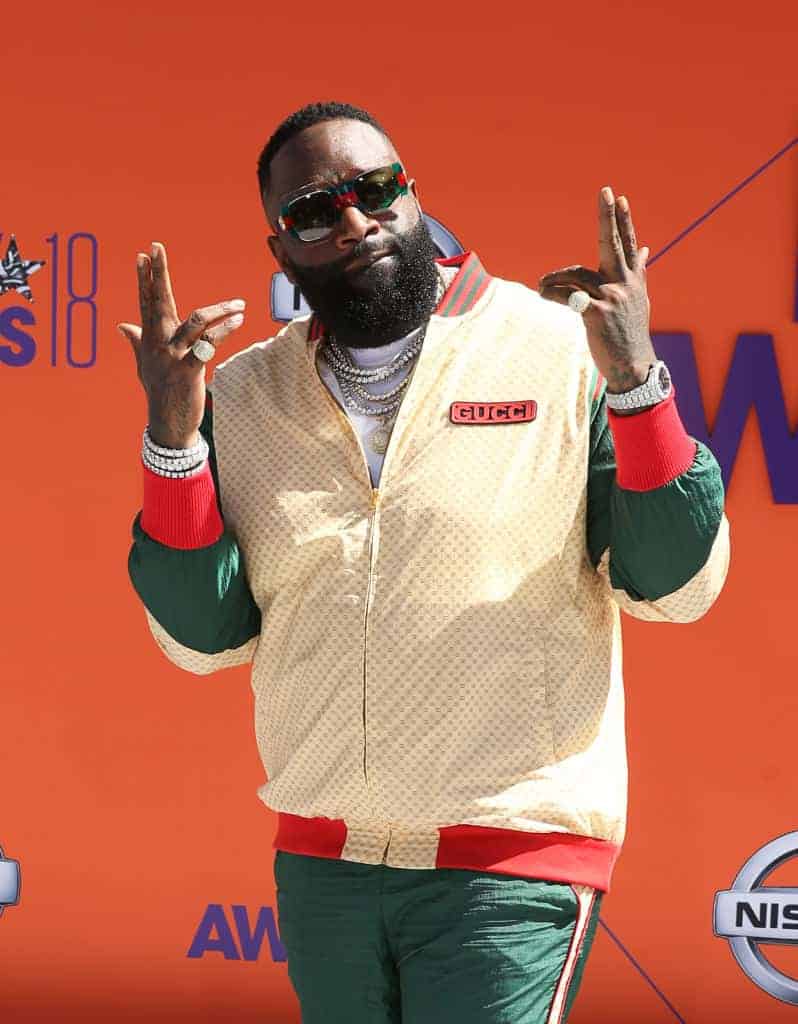 Rick Ross arrives at 2018 BET Awards
