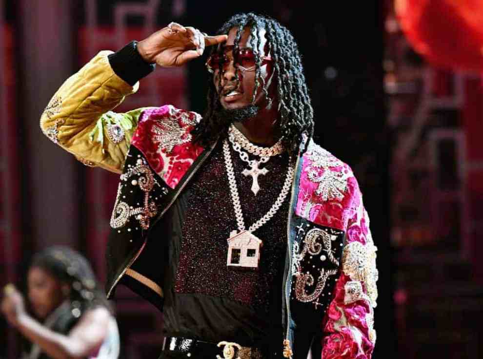 Offset of Migos performs onstage at the 2018 BET Awards