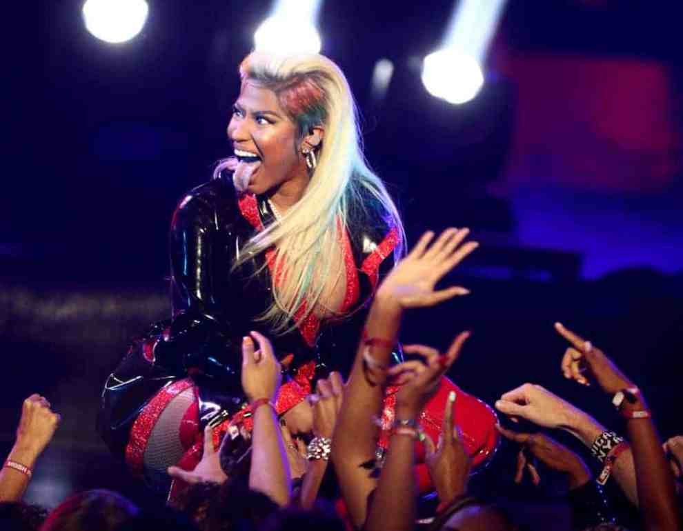 Nicki Minaj performs onstage at the 2018 BET Awards at Microsoft Theater on June 24