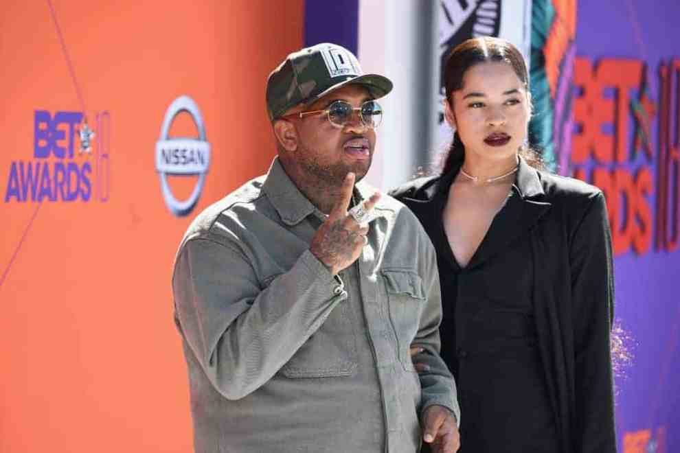 DJ Mustard (L) and Ella Mai attend the 2018 BET Awards at Microsoft Theater on June 24