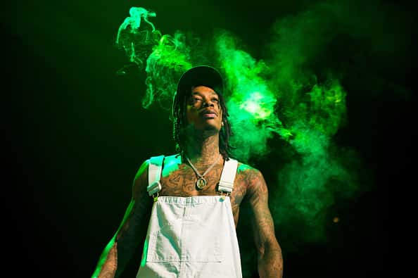 Wiz Khalifa performs on stage at The Roundhouse on July 1