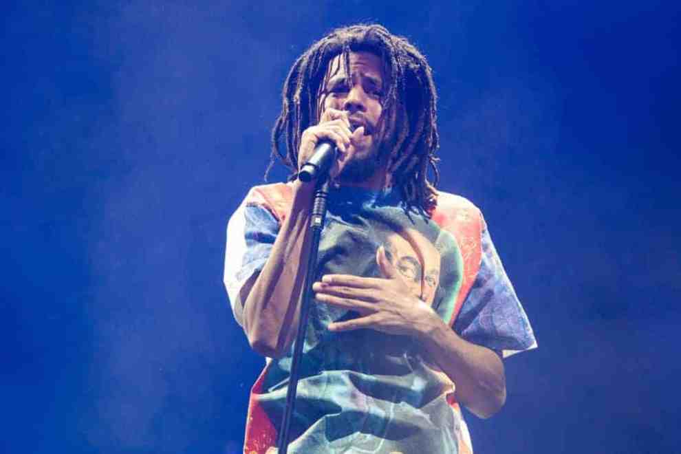 J Cole performs during Wireless Festival 2018 at Finsbury Park on July 6th