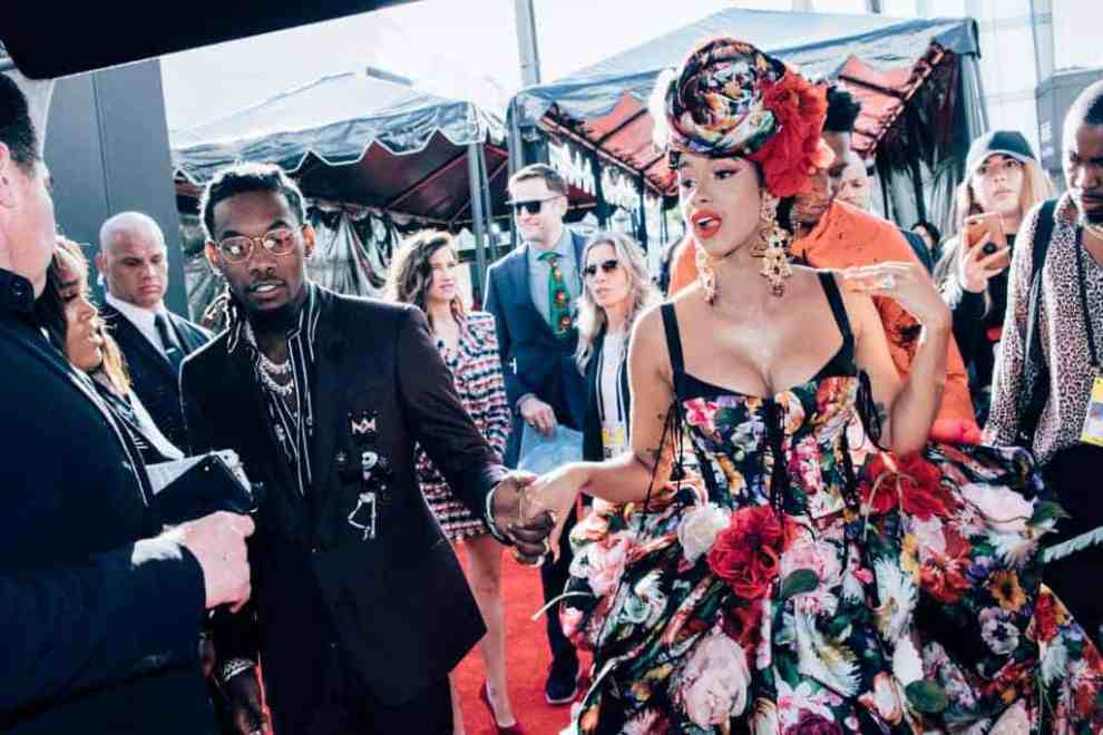 Offset and Cardi B attend the 2018 American Music Awards Microsoft Theater on October 9