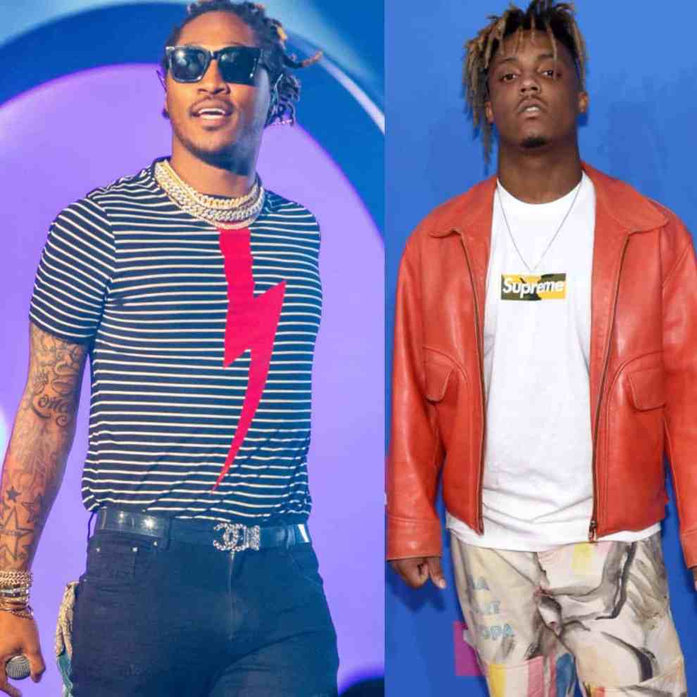 Future and Juice Wrld wearing red