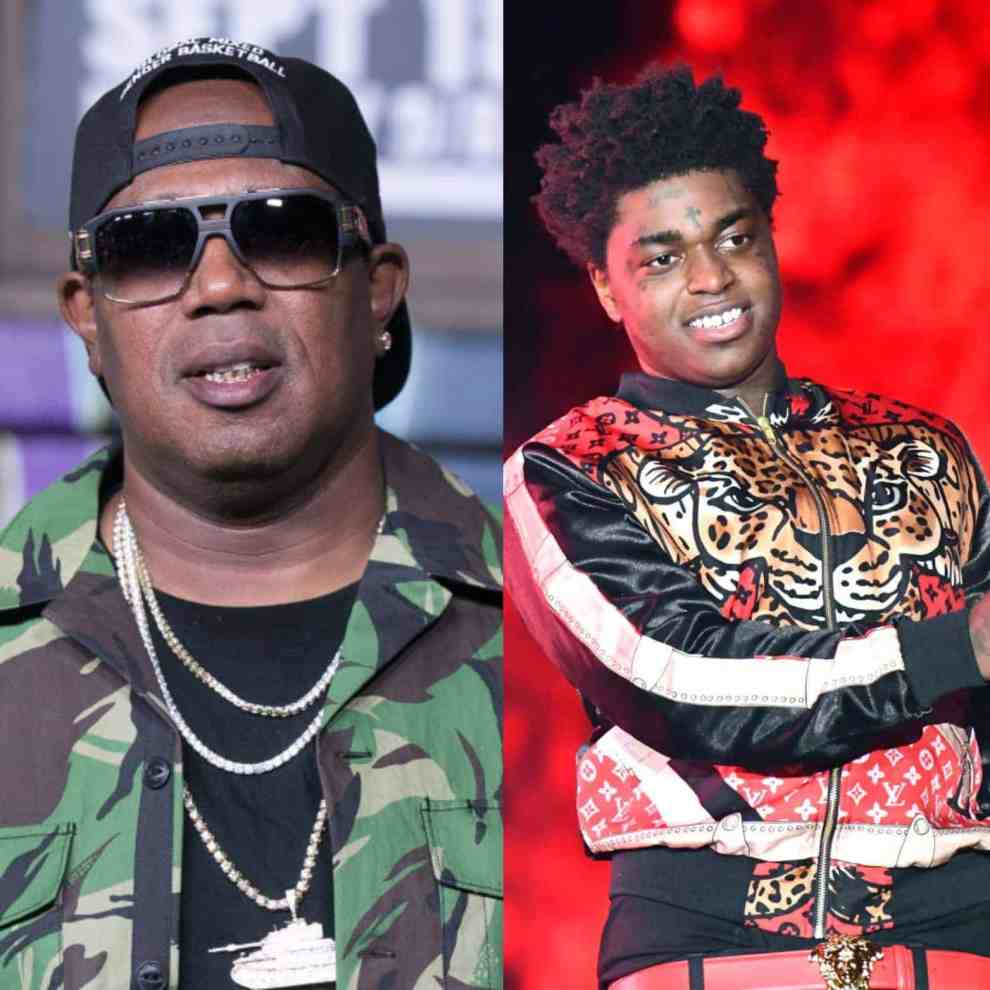 MAster P and Kodak Black wearing green and red and black