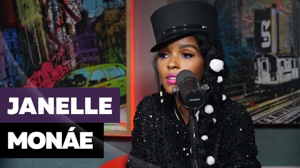 Janelle Monae in Hot 97 with Ebro in the Morning