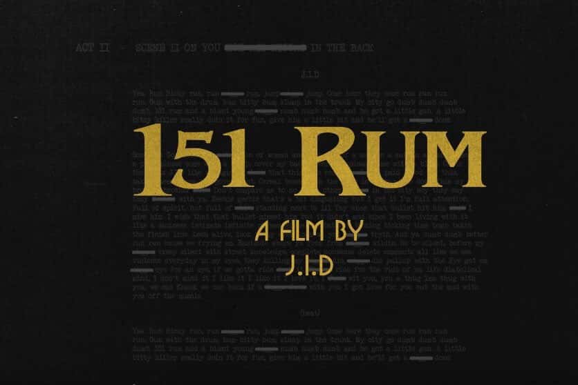 J.I.D Rum 151 Cover art