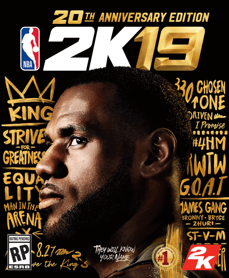 Cover of NBA 2K19 Game