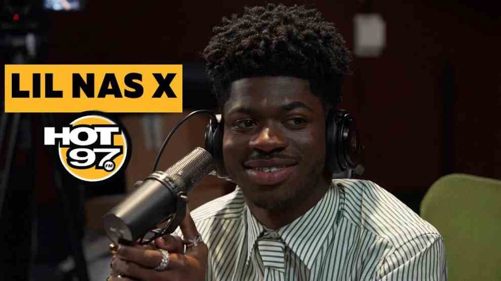 Lil Nas X At Ebro in the Morning