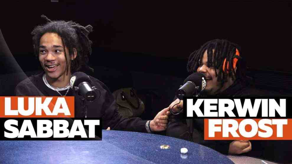 Lika Sabbit and Kerwin Frost in Hot 97 Studio