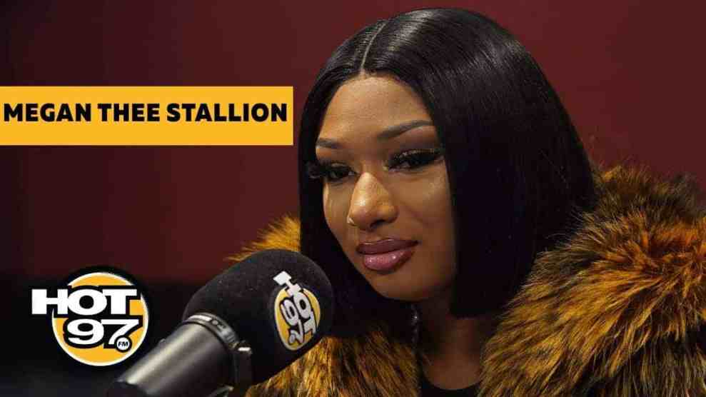 Megan Thee Stallion Sitting Down In An Interview