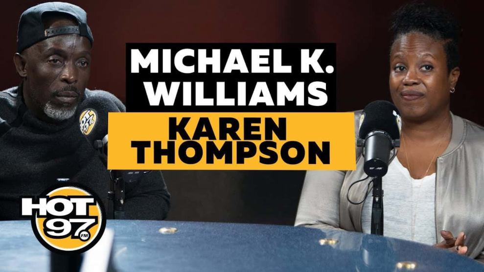 Michael K. Williams and Karen Thompson on Hot 97 Ebro in the Morning