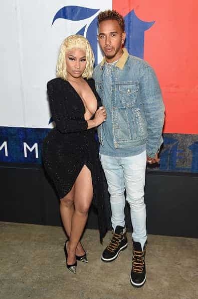 Nicki Minaj and Lewis Hamilton