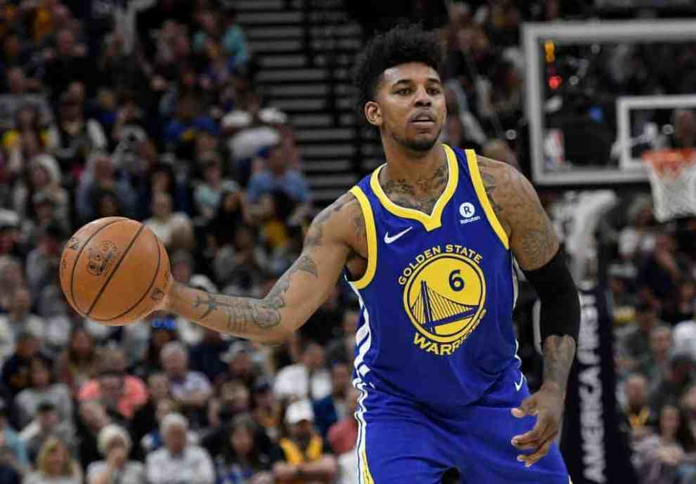 Nick Young #6 of the Golden State Warriors Playing Against Utah Jazz