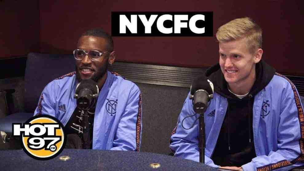 NYCFC's Sebastien Ibeagha and Keaton Parks