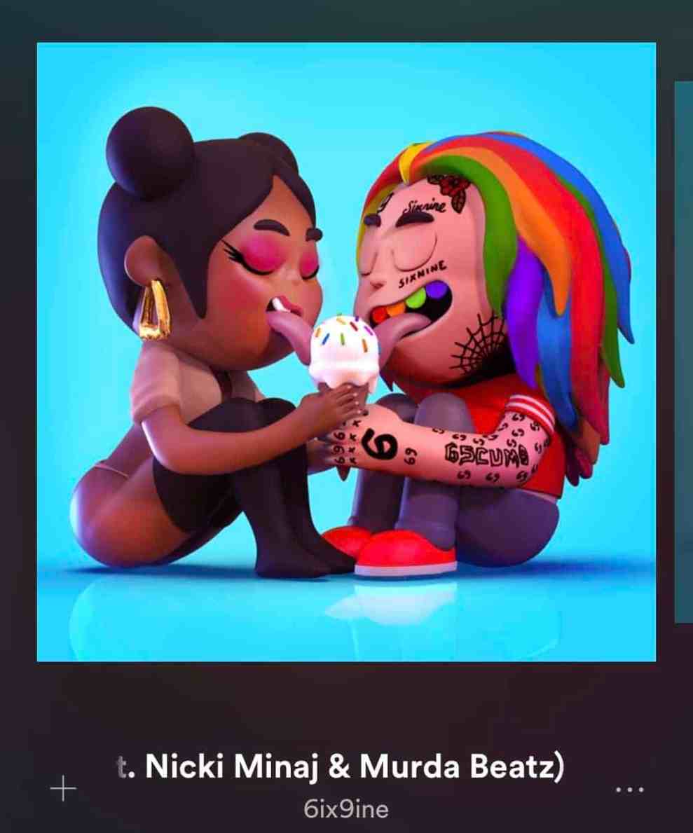 Tekashi 6ix9ine with Nicki Minaj and Murder Beats "FeFe" cover art