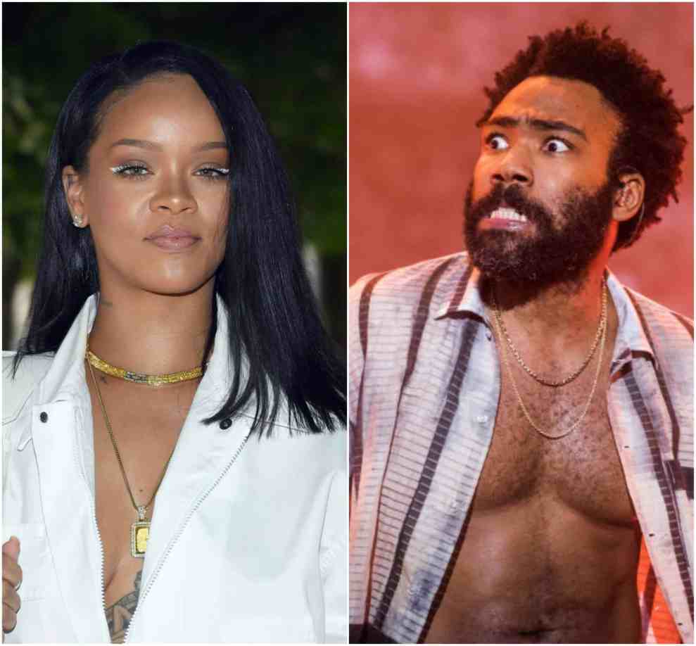 Rihanna and Donald Glover