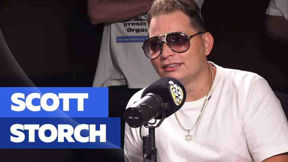 Scott Storch in hot 97 studio