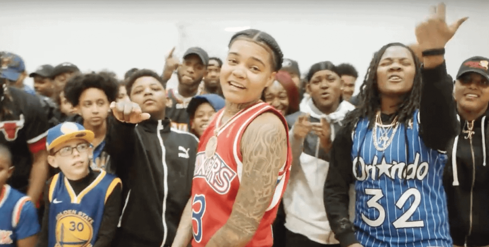 Young M.A Praktice (still from video)