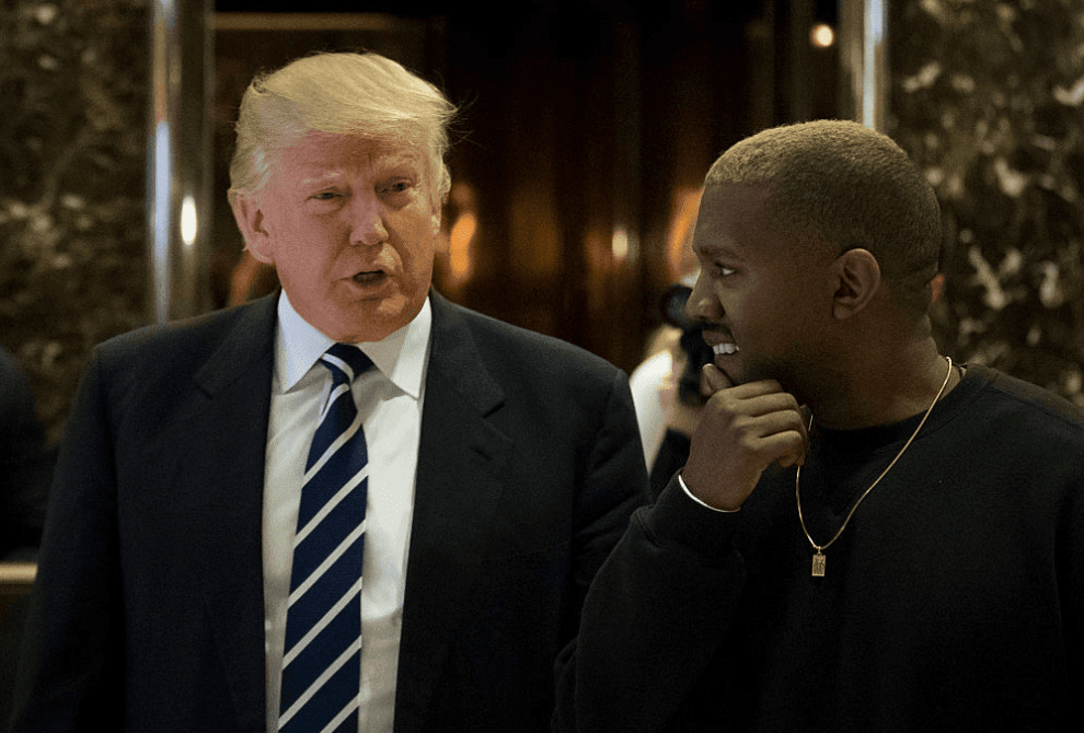 Kanye and  trump