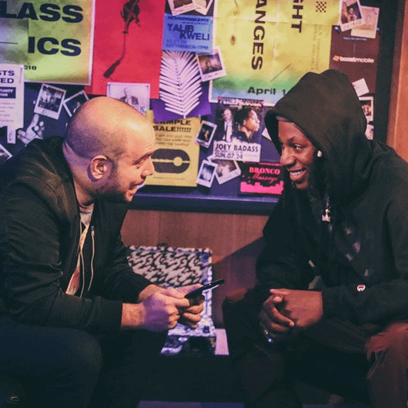 Joey BadA$$ x Rosenberg in Hot 97 Studio