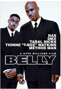 DMX and Nas on the cover of Belly