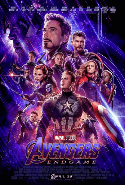 Marvel Avengers End Game movie poster