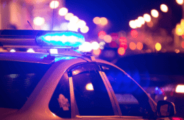 police car lights