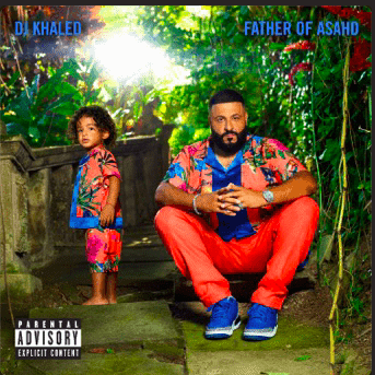 DJ Khaled and Ashad on the cover of an album