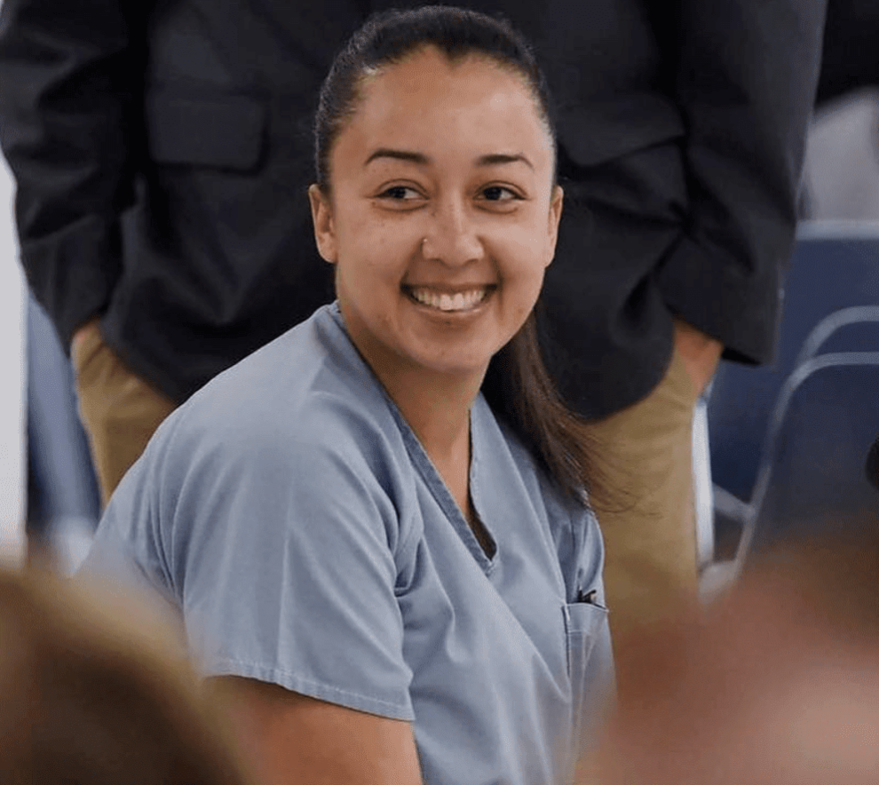 Photo credit - screenshot of Cyntoia Brown in court from IG 