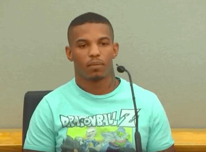Screenshot of Joshua Brown testifying in court