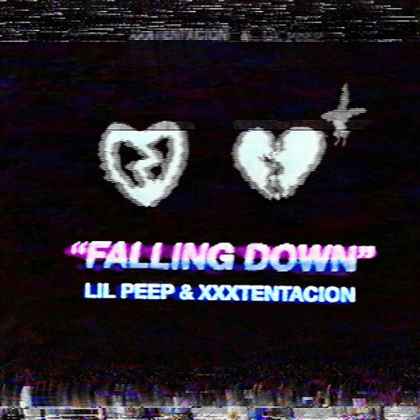Falling Down XXXTentacion and Lil Peep cover art
