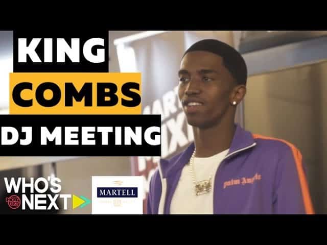 King Combs At Martell Mixer Meeting