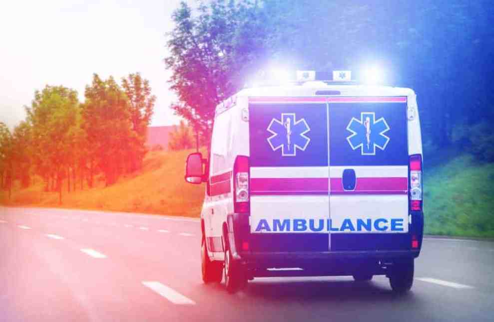 Shutterstock Image of an ambulance