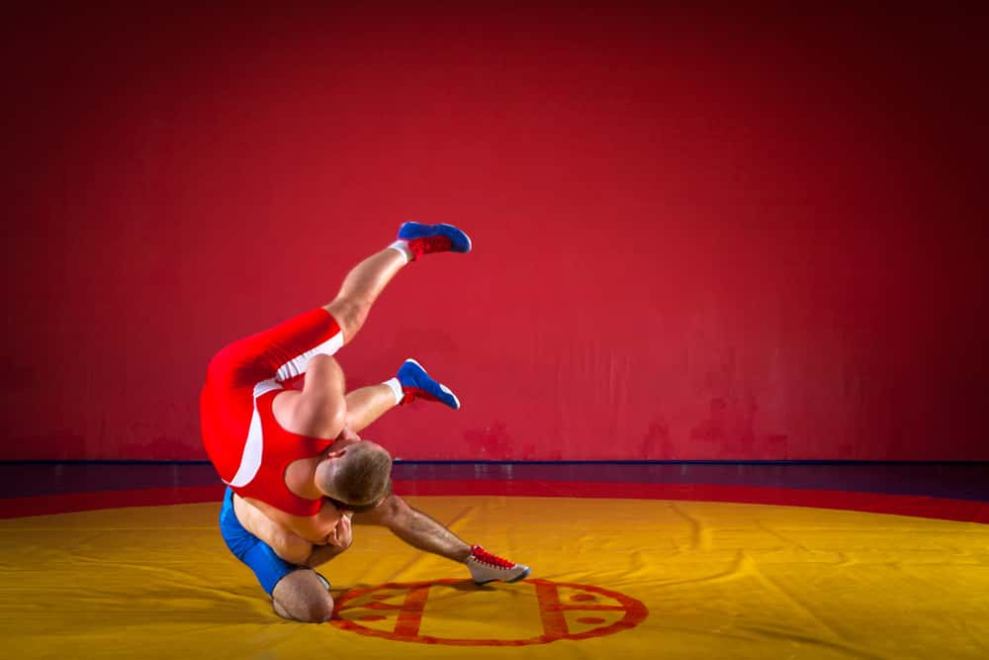 High school wrestlers