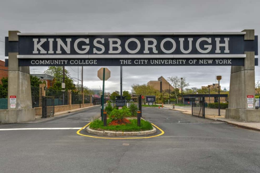 Outside of Kingsborough community college