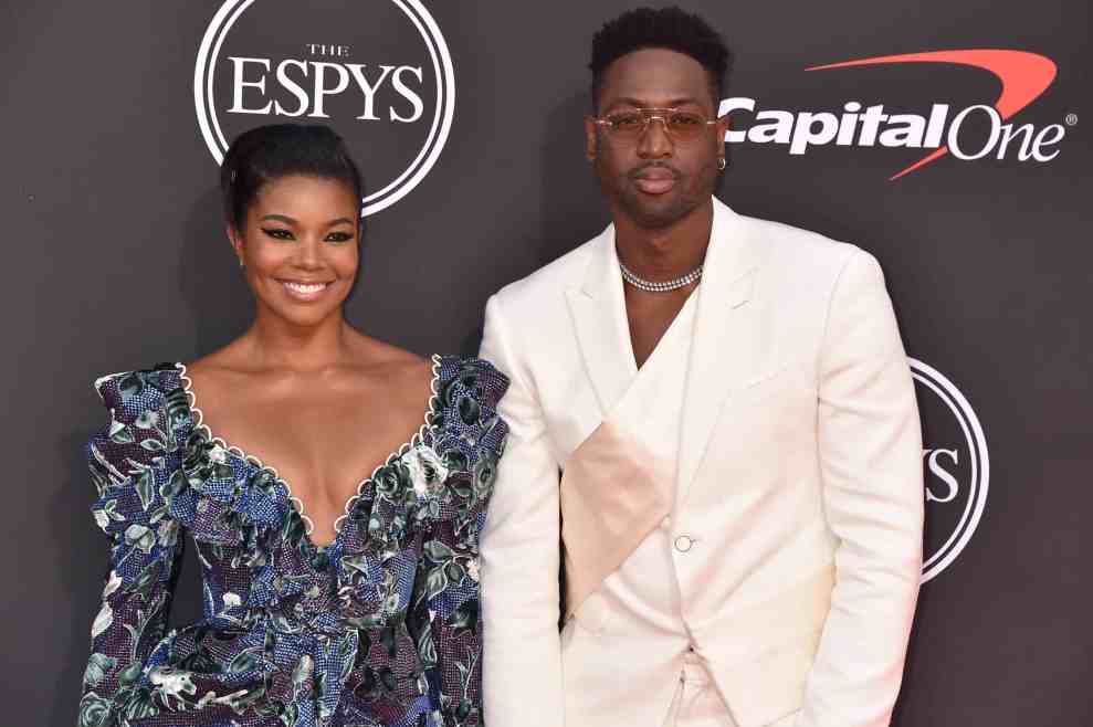 Dwayne Wade and Gabrielle Union