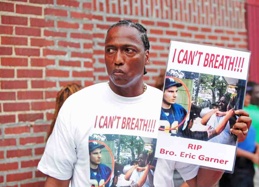 I can't breathe protest for Eric Garner