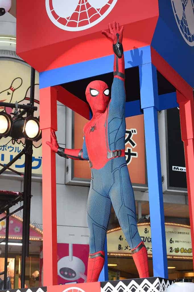 A general view during the 'Spider-Man: Homecoming' Japan Premier at Kabukicho Cinecity Park