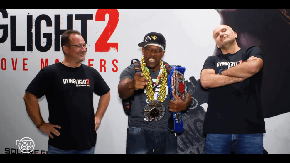 Hip Hop Gamer with techland executives