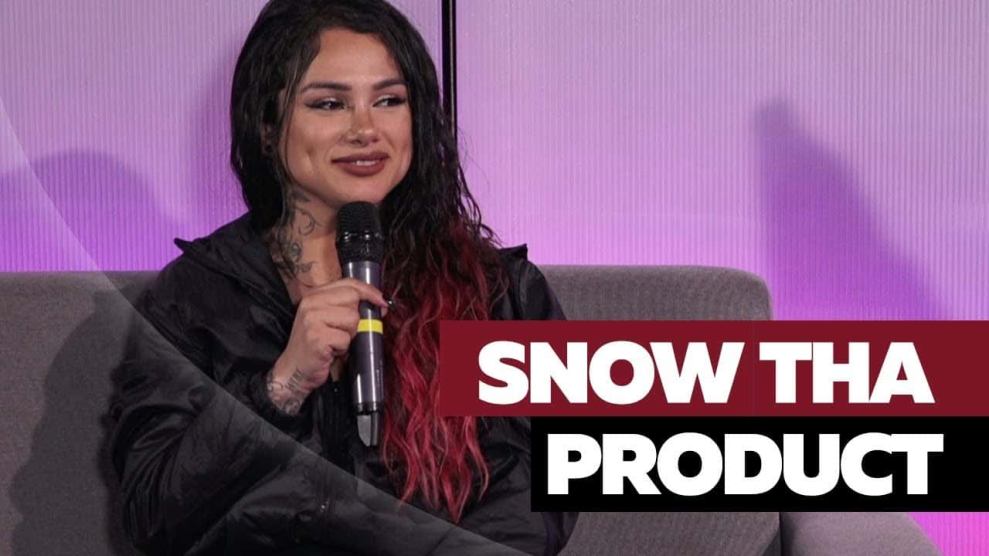 Snow tha product with Nessa on Hot 97