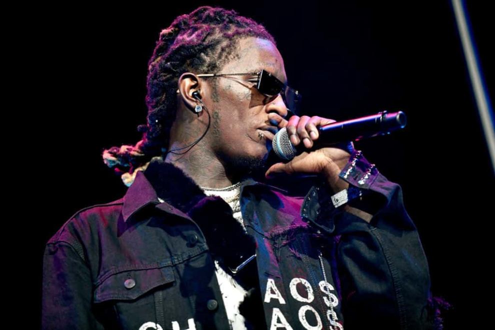 Young Thug performs at Staples Center