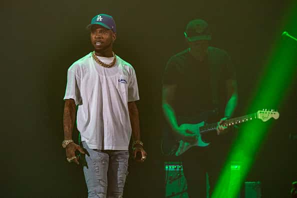 Recording artist Tory Lanez performs on stage at Viejas Arena
