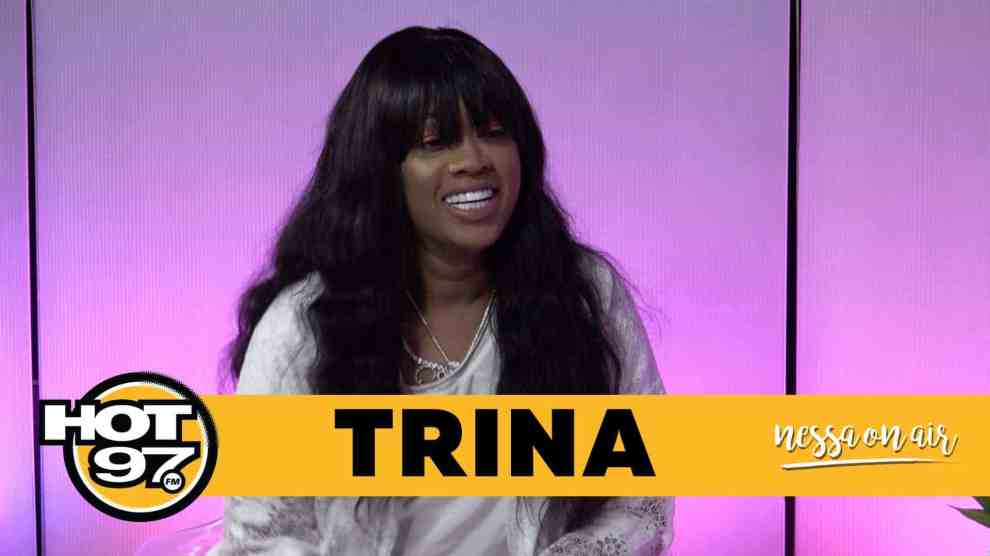 Trina in the studio with Nessa