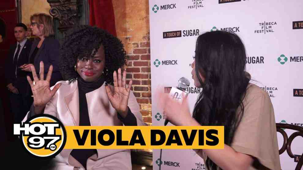 Viola Davis with Jen From Bk at Tribeca Film Festival