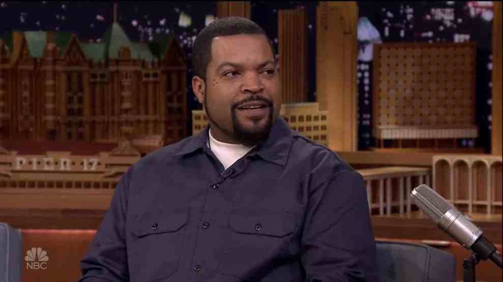 Ice Cube during an appearance on NBC's 'The Tonight Show Starring Jimmy Fallon.' Ice Cube promotes his new game show ''Hip Hop Squares.'