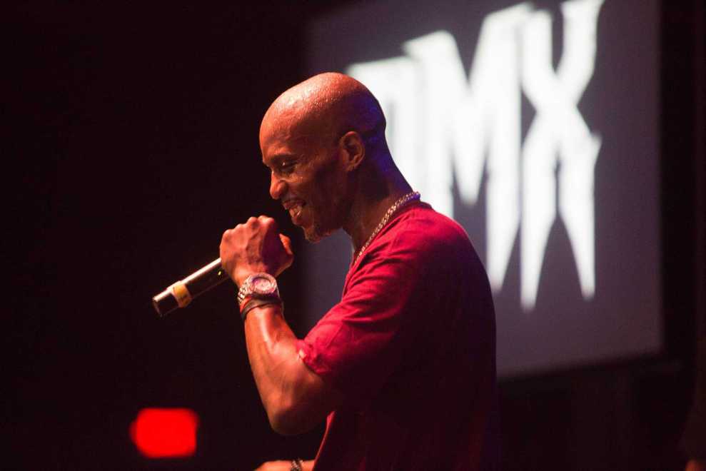 DMX performing on stage in Phoenix