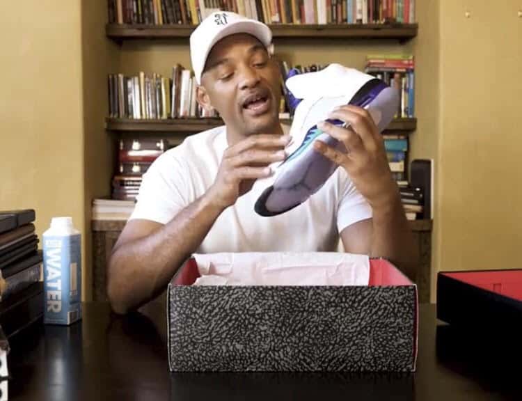Will Smith with Jordan Collab
