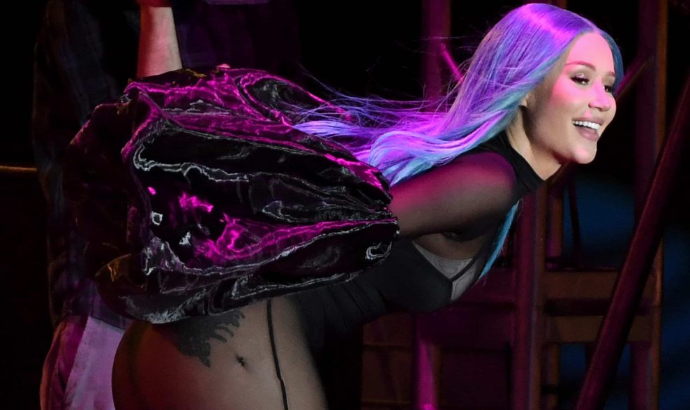Rapper Iggy Azalea performs during the WNBA All-Star Game 2019 beach concert at the Mandalay Bay Beach at Mandalay Bay Resort and Casino on July 26, 2019 in Las Vegas, Nevada.