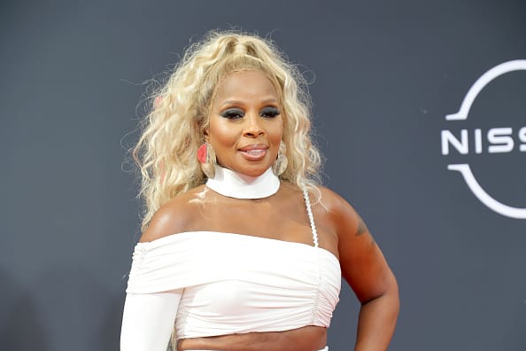 Mary J. Blige attends the 2022 BET Awards at Microsoft Theater on June 26
